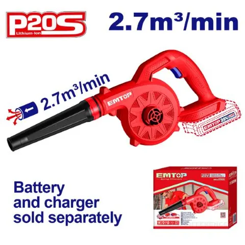 Emtop MINI SOPLADOR 20V 2.7M3/MIN