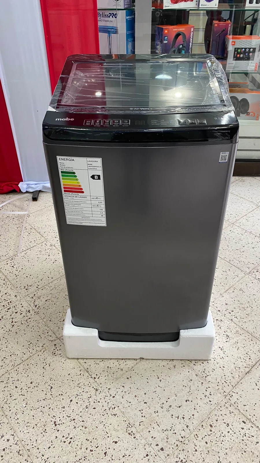 Mabe Lavarropas CARGA SUPERIOR 9.5KG DIAMOND