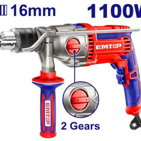 Emtop TALADRO PERCUTOR 16MM 1100W ELECTRICO